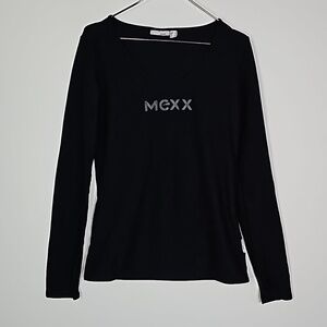 Mexx sport medium black athletic long sleeve shirt